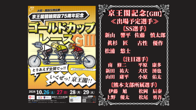 京王閣記念【GⅢ】ゴールドカップレース