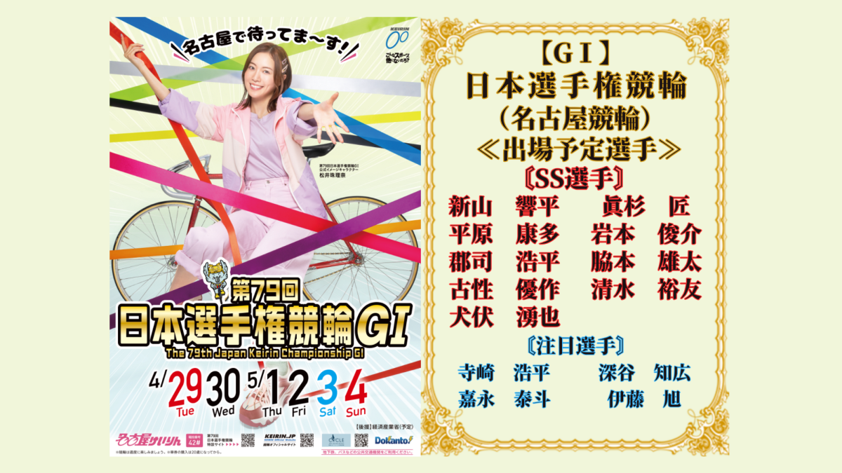 名古屋競輪【GⅠ】日本選手権競輪