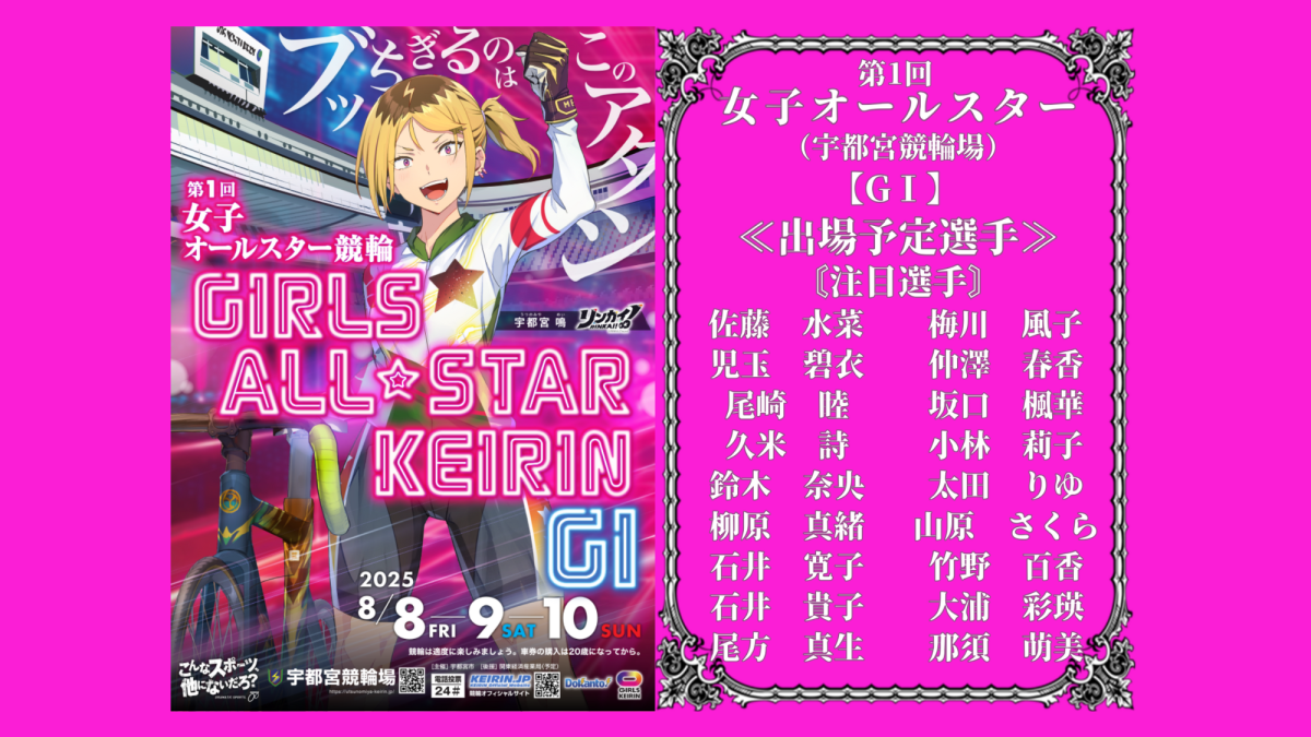 宇都宮競輪【GⅠ】女子オールスター競輪