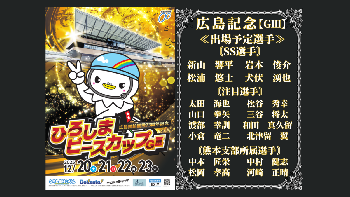 広島記念【ＧⅢ】ひろしまピースカップ