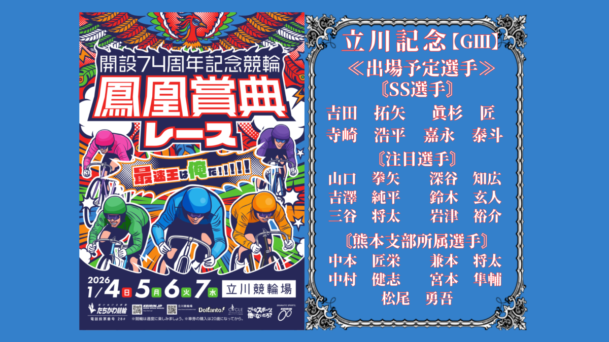 立川記念【ＧⅢ】鳳凰賞典レース